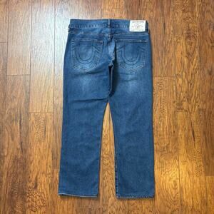 True Religion Y2K Ricky Relaxed Fit Straight Dark Wash Men's Jeans